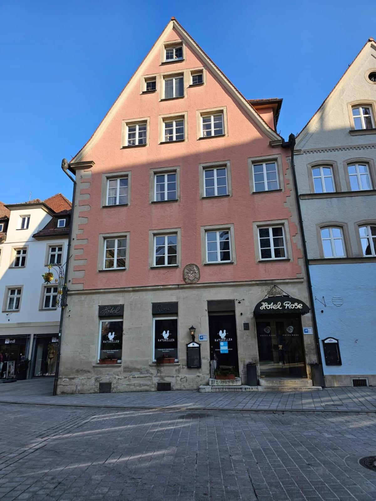 Hotel Goldene Rose Weißenburg in Bayern Eksteriør billede